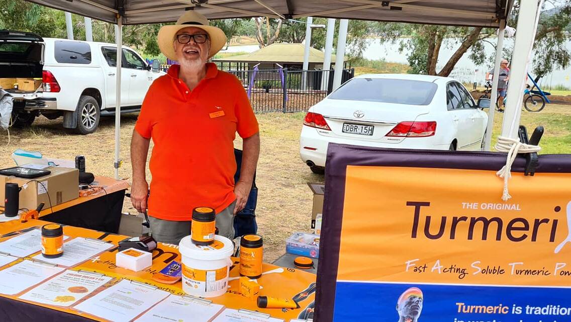 Tumerix's Tim Hay is one of more than 50 producers and charities who will be at Apex Park for the Markets on the Lake's Mother's Day event. Picture: Supplied