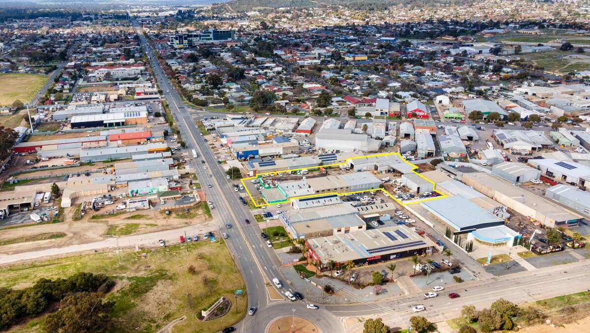 The site sits next to the site of a proposed new Bunnings Warehouse on the corner of Edward Street and Pearson Street. Picture: Supplied