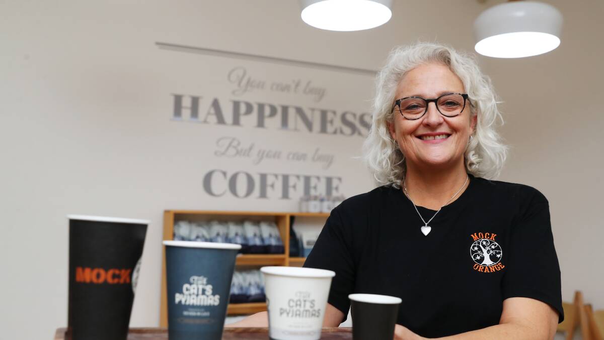 Local business owner Roslyn Mitchell confirms Mock Orange Cafe is a 