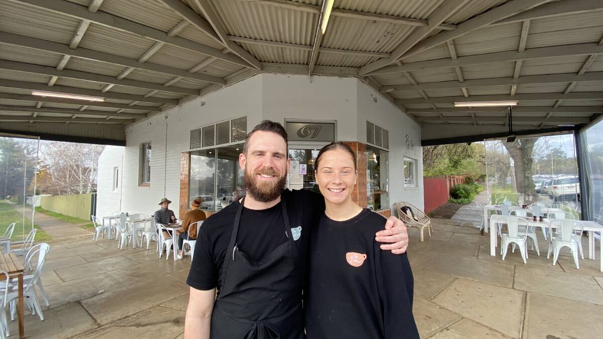 CHEFS IN DEMAND: The Brew's Emily Podmore (right) says the corner cafe is one of few lucky venues who managed to get their hands on a skilled chef, Troy Scammell (right). Picture: Penny Burfitt 