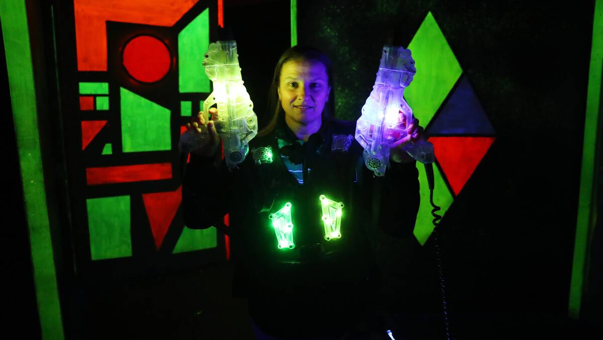 FUN TIMES: Laser Tag Wagga's Therese Paul said there is a market for entertaiment venue's like hers in wagga. Picture: Emma Hillier