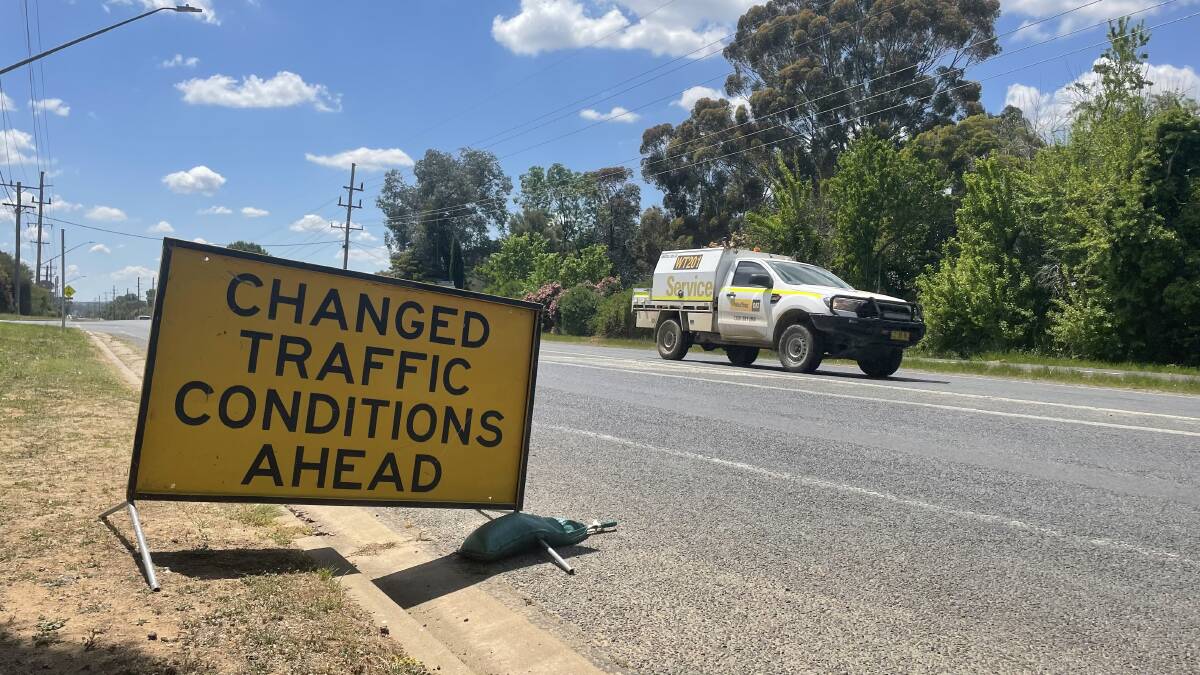 NO GO ZONE: An 800 metre stretch of Kooringal Road will be closed for ten weeks as a long-awated upgrade of the major road is finally completed. Picture: Penny Burfitt