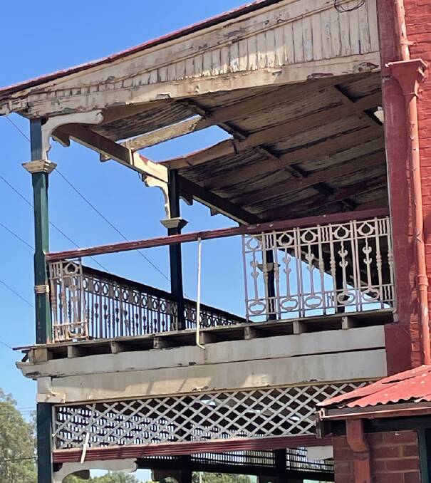 The original verandah will be completely redone under the new proposal. Picture: Supplied