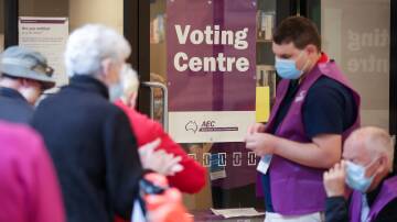 Pre-poll voting centre. Photo: Adam McLean