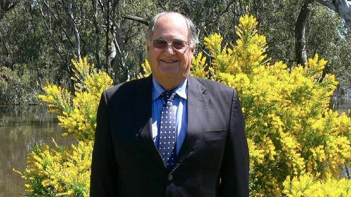 LAIRD OAM: Peter Laird, former Mayor of Carrathool Shire Council and founder of the Lachlan Management Catchment Authority, will be recognised with an Order of Australia Medal. PHOTO: Contributed