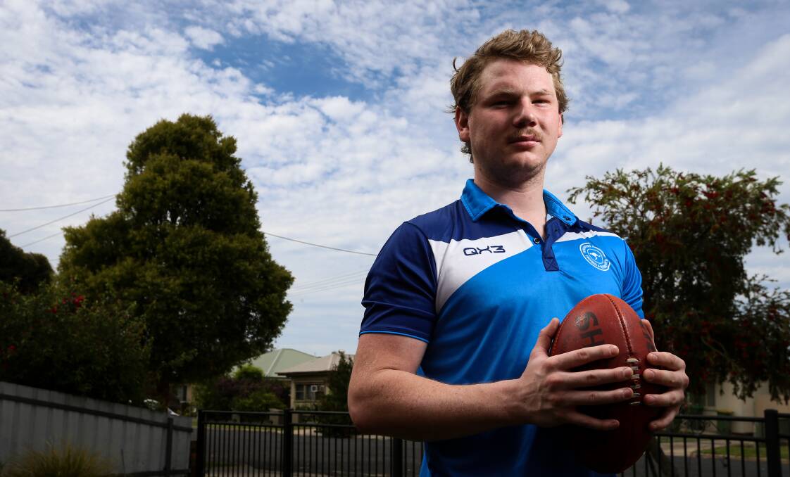 HANDS ON: Hunter Clayton is excited about the challenge facing him as coach of Tumbarumba in the Upper Murray league. Picture: James Wiltshire