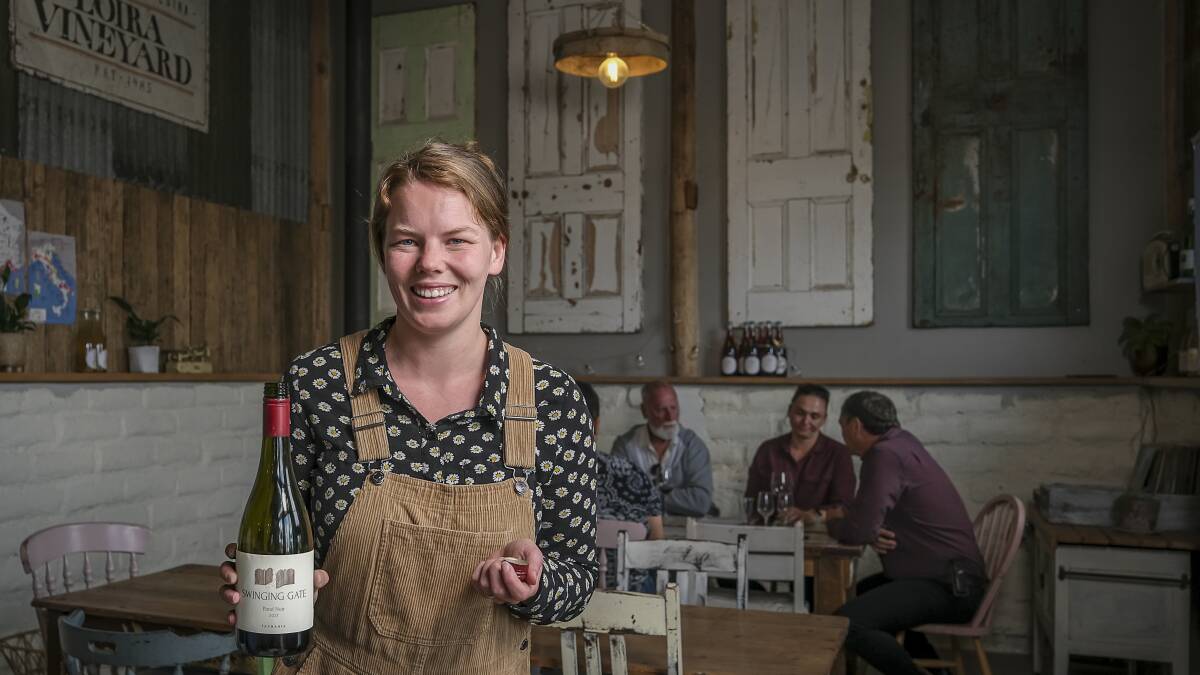Hannah Cox of Peco Wines is a second generation winemaker, after her parents started Swinging Gate in 2014. Picture: Craig George 