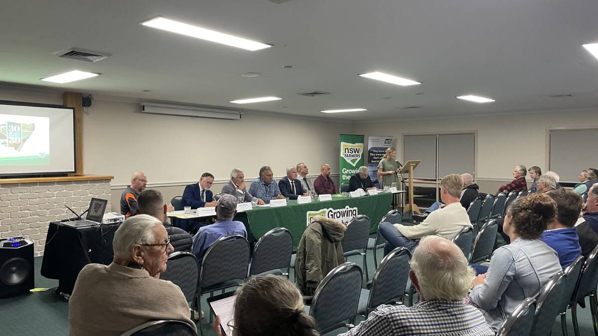 Riverina candidates grilled on ag sector, transport at first forum