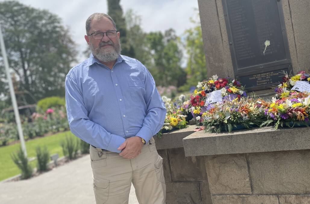COMMUNITY: Richard Salcole hopes to give a voice to veterans if elected to council, and is also passionate about engaging more youth in the community. Picture: Emily Wind