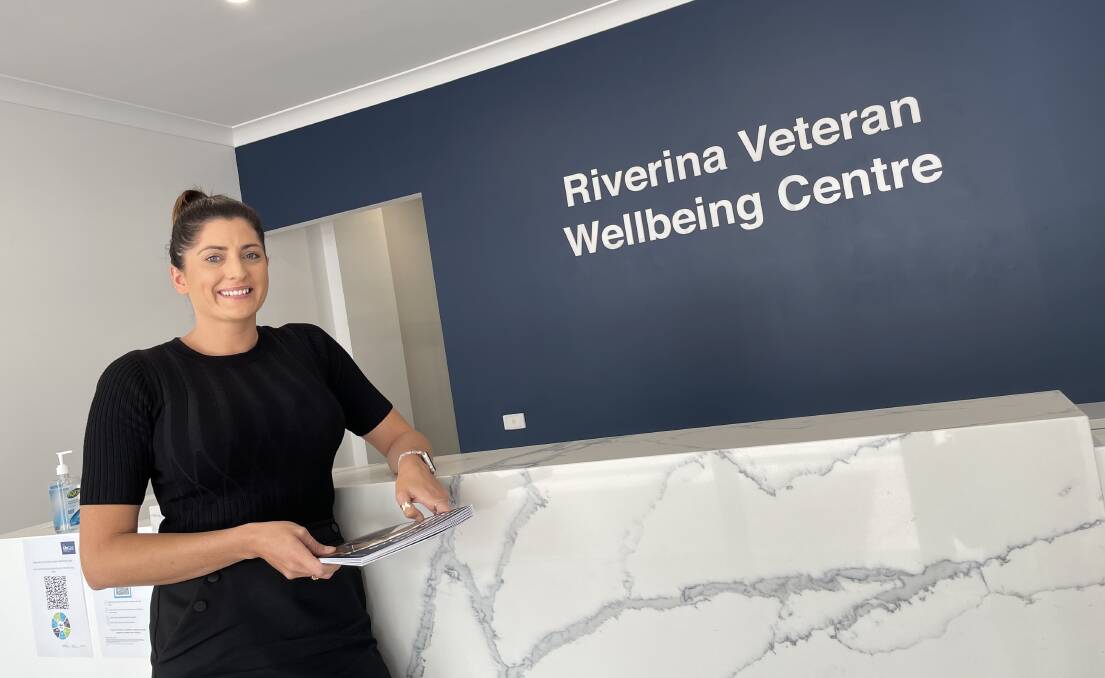 Manager of the new Riverina Veteran Wellbeing Centre in Baylis Street, Charlotte Webb.