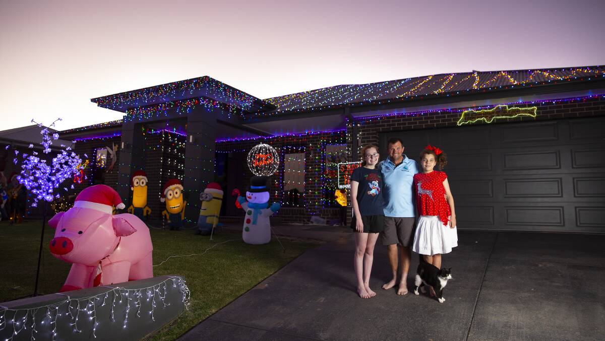 Homes across Wagga were lit up this year for the Christmas holidays. Pictures: Ash Smith