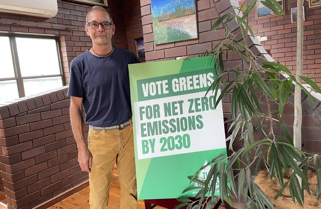 ACTION NEEDED: Greens candidate Eric Kaiser says global issues like climate change require action on a local level. Picture: Emily Wind