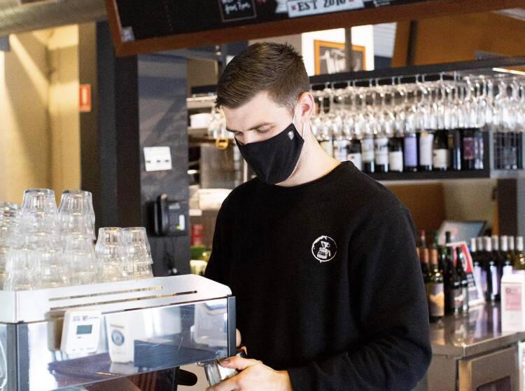 25-year-old Damon Schmetzer said paid sick leave for casuals would provide a good incentive for workers. Picture: Supplied