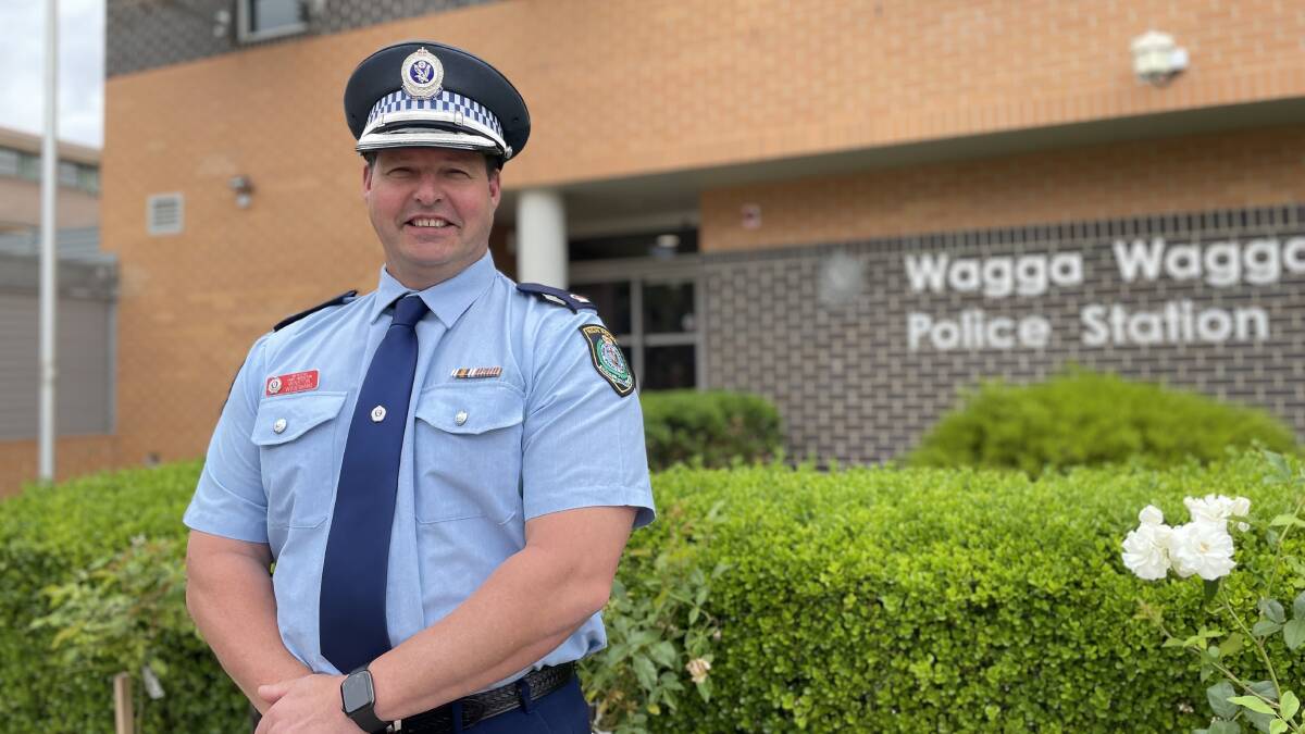 Detective Chief Inspector Winston Woodward from the Riverina Police District. Picture: Emily Wind