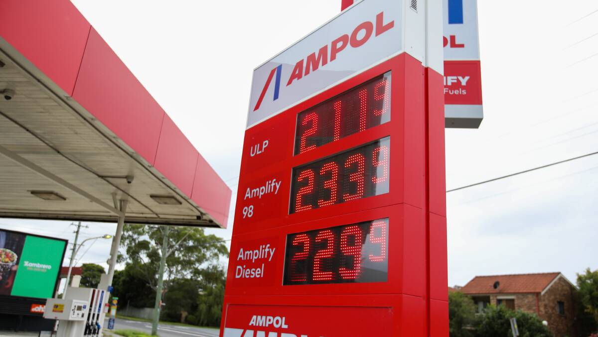 Petrol prices have soared in recent weeks. Picture: Wesley Lonergan