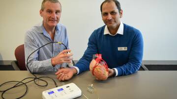 THE LOVE MUSCLE: Dr Michael Fox and Dr Rohit Barthwal. Picture: Paul Scambler