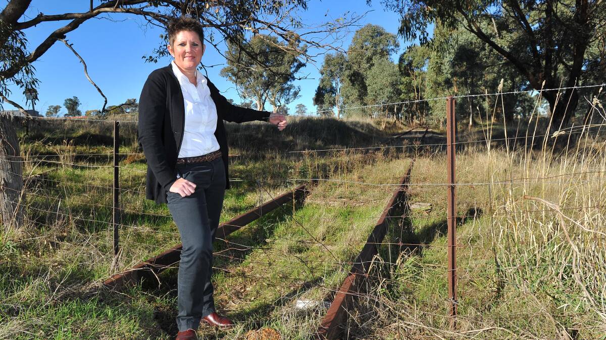 HOPEFUL: After the success of the The Tumbarumba to Rosewood Rail Trail, Lisa Glastonbury, Chair of Wagga Rail Trail Inc, hopes the council will approve their proposal for Wagga to receive its own rail trail on Monday. 