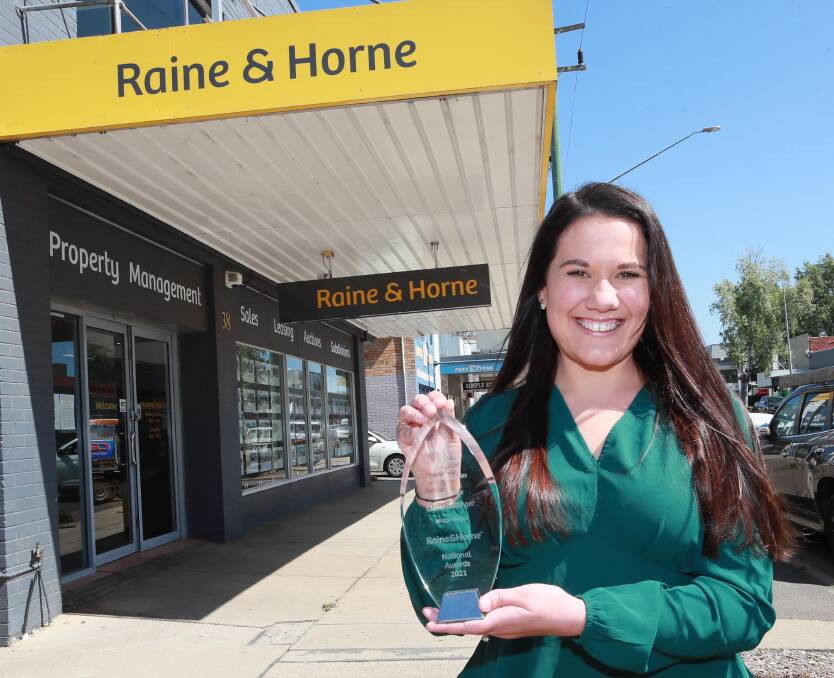 ACHIEVEMENT: A partner at Raine and Horne, Claire Zollinger placed 10th in all of Raine and Horne's offices throughout Australia for sales volume. Picture: Les Smith