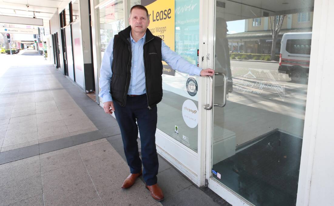 REDUCED NUMBERS: Raine & Horne commercial sales and leasing director Craig Tait said vacancy rates for commercial premises for lease had dropped significantly during the past year. Picture: Les Smith