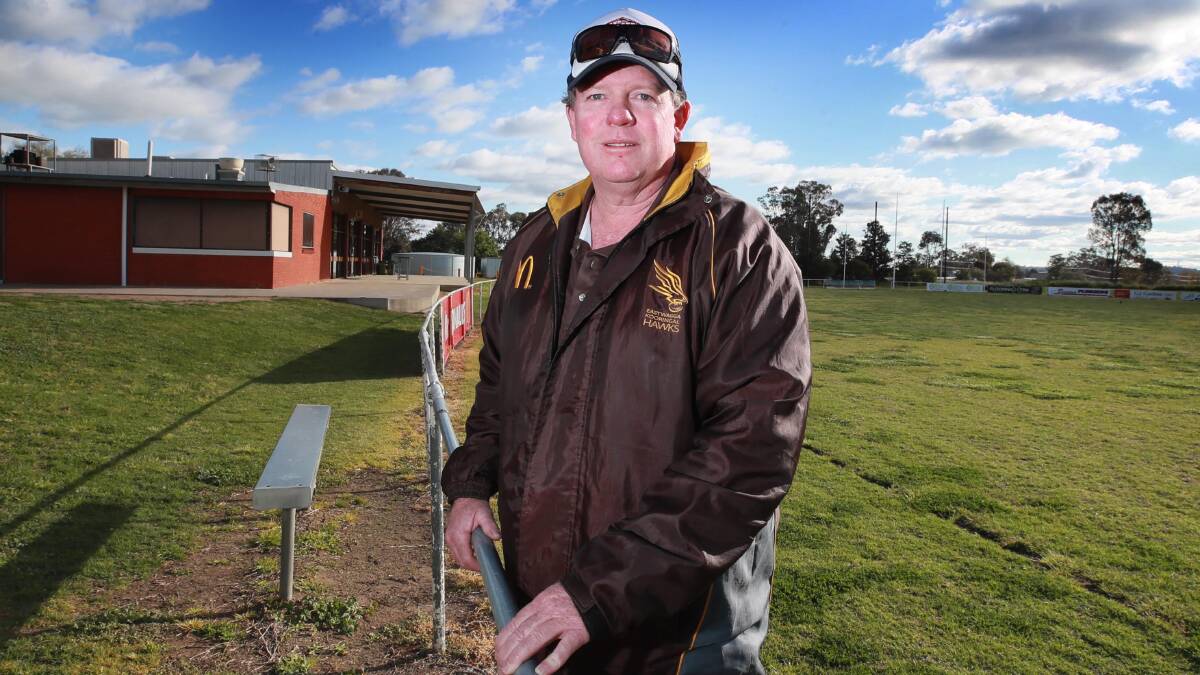 NO FINALS: East Wagga Kooringal football club president Paul Bourne was disappointed the season was cancelled considering the extra costs the club put in this year. Picture: Les Smith