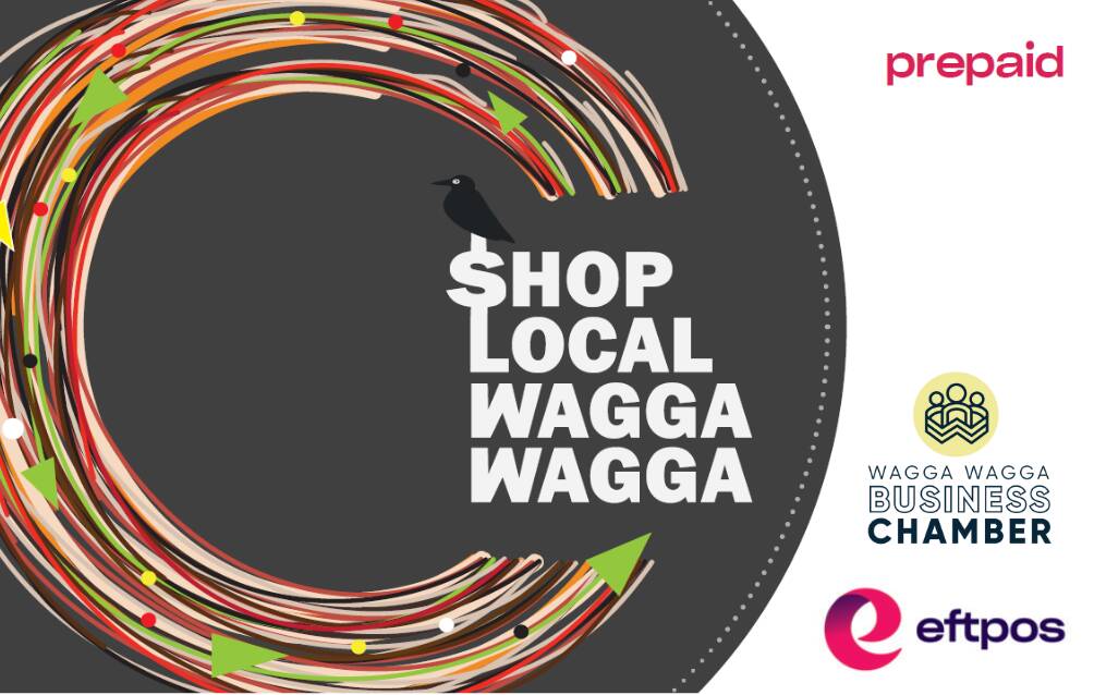 WINNING DESIGN: The new-look Shop Local Gift Card. Picture: Courtesy of Wagga Business Chamber