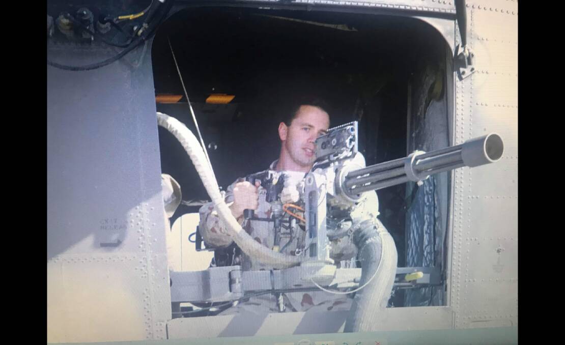 TROUBLED TIMES: Wagga man Nathan Dean was part of a logistics department during his two stints in Afghanistan. Picture supplied