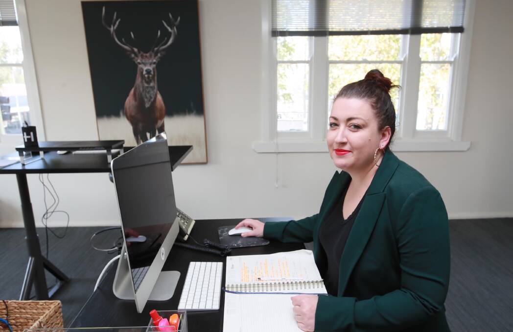 WELCOME: Wagga Business Chamber business manager Serena Hardwick is pleased with the chamber's new appointments. Picture: Les Smith