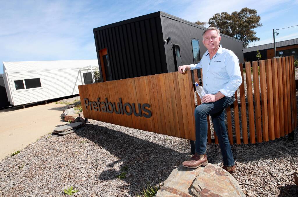 FINALIST: Prefabulous owner Gavin King is pleased to be a finalist in the Murray Riverina Regional Business Awards in this year's NSW Business Chamber Business Awards. Picture: Les Smith