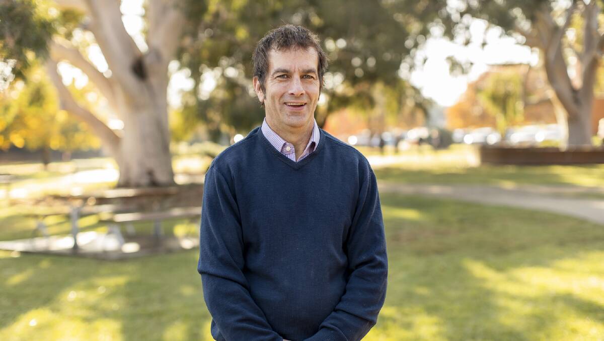 LOCAL RESEARCH: Acting Deputy Vice-Chancellor (Research), Professor Michael Friend announced the new Agriculture, Water and Environment (AWE) Institute will be based in Wagga on Friday morning. Image supplied.