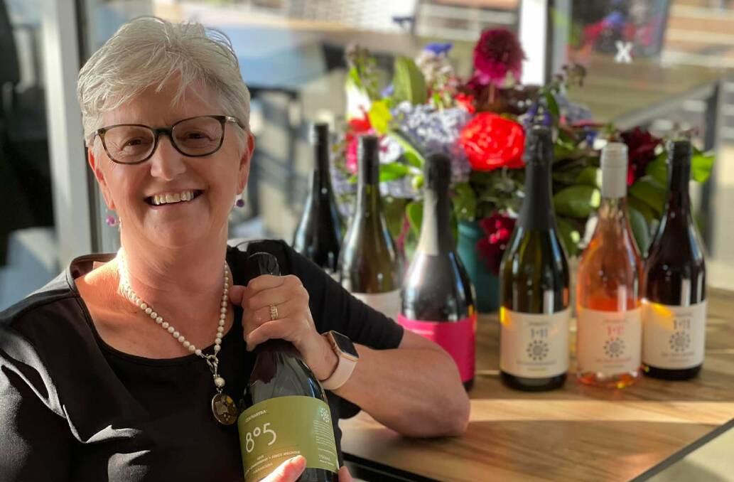 'EMOTIONAL': Courabyra Wines owner Cathy Gairn had no words after her business took home silver in the Tourism Wineries, Distilleries & Breweries category at the NSW Tourism awards 2021. Picture: Supplied.