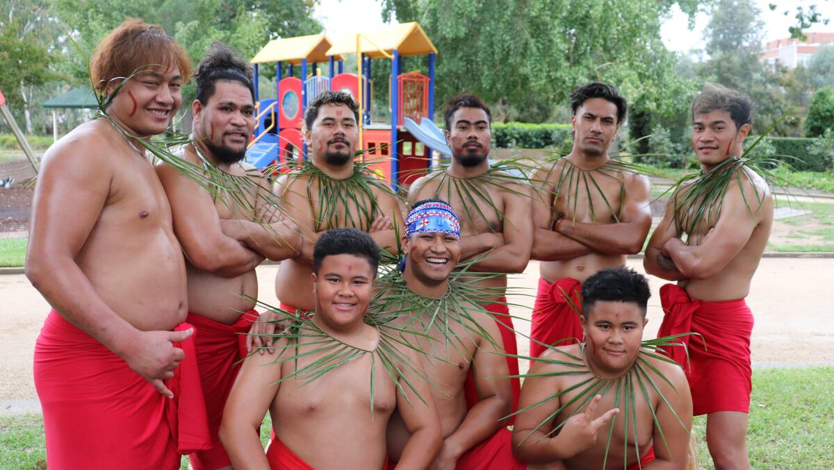 Members from the Wagga's Samoan community treated locals to a traditional dance at FUSION22. Picture: Hayley Wilkinson
