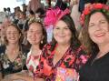 SURVIVAL GUIDE: (L-R) Vanessa Jennings, Teigan Glisson, Ashleigh Pengelly, and Melinda Jennings enjoying last year's Wagga Gold Cup carnival. 