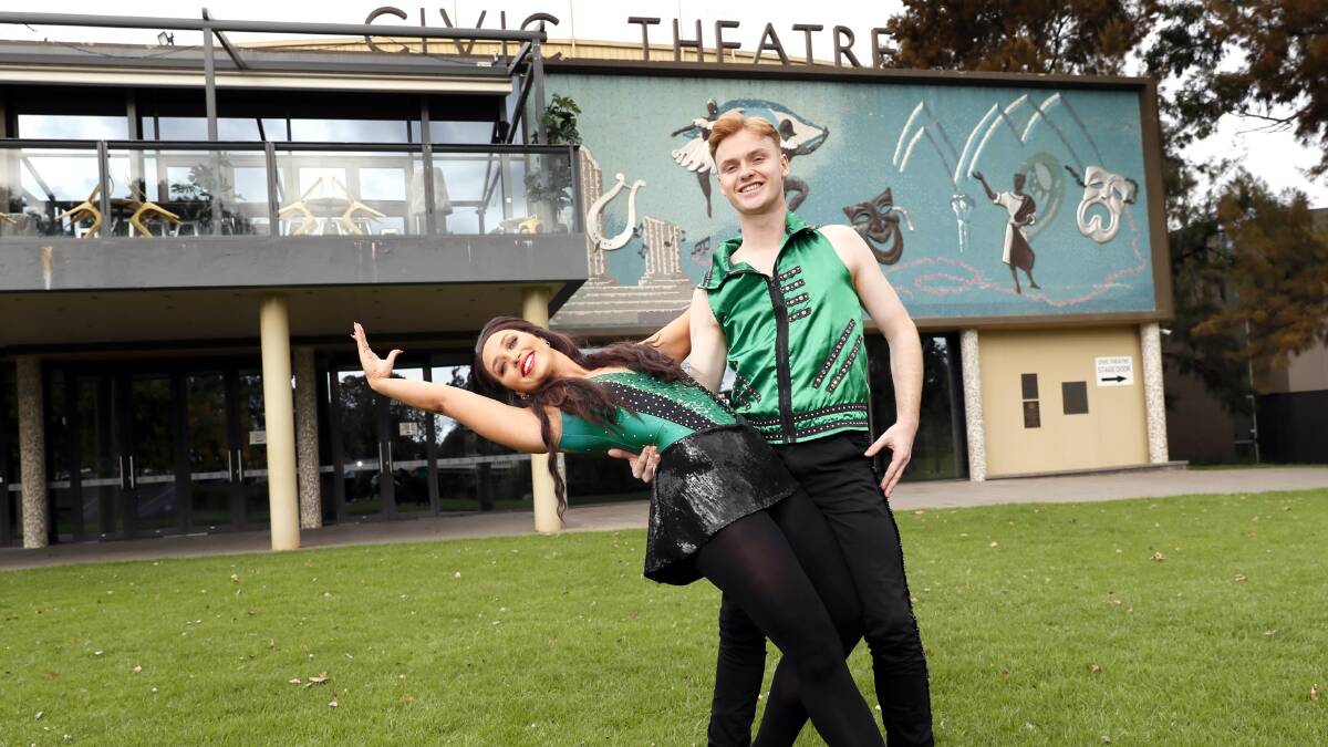 MAGICAL NIGHT: Professional dancers and illusionists Chelsey Priadko and Mitchell O'Hara star in Celtic Illusions: Reimagined. Picture: Les Smith