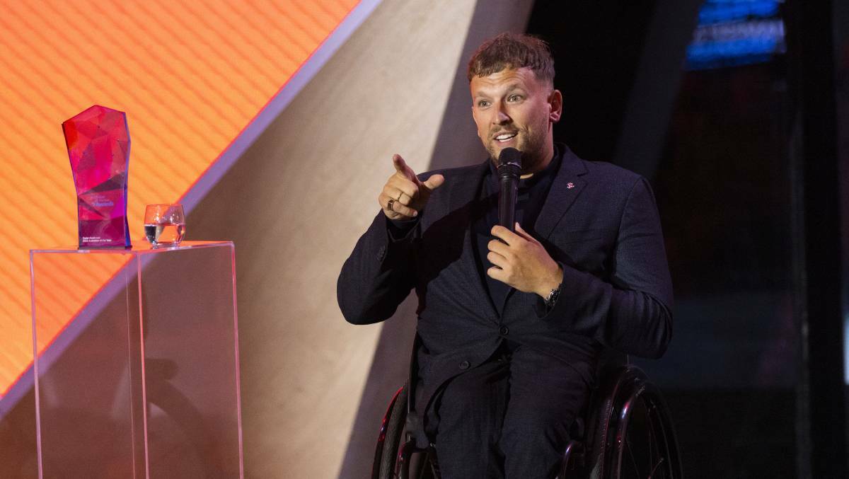 CHAMPION: Decorated athlete Dylan Alcott added to his lengthy list of achievements on Tuesday, when he was named 2022 Australian of the Year. Picture: Keegan Carroll.