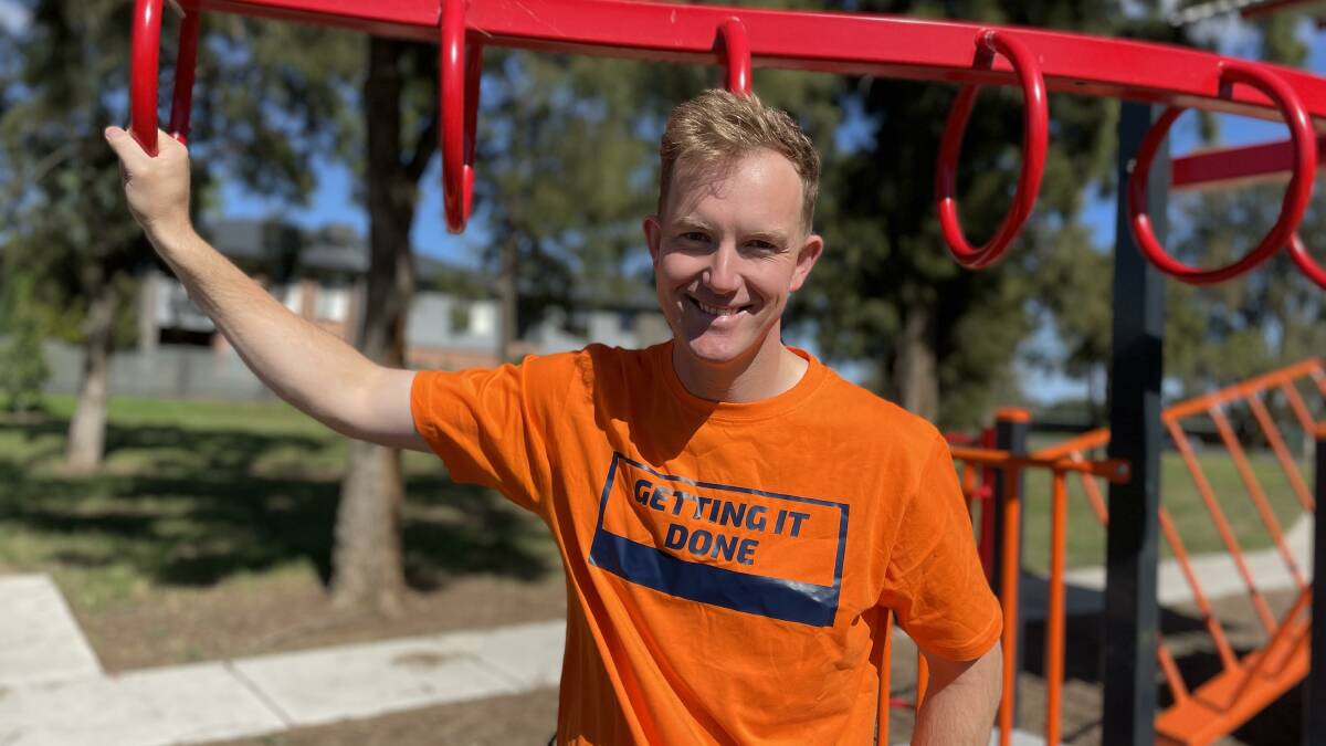 'REALISTIC': Charlie Cull and his wife moved to Wagga two years ago and would like to see council pay more attention to simple things that will benefit Wagga, such as installing shades above playgrounds. Picture: Hayley Wilkinson
