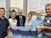 FOUNDATIONS: Michael Ryan, Carol Ingram, Andrew McClure, Fran Trench, Brother Tony Hamilton and Paul Hedditch at the Mount Erin Heritage Centre, marking 50 years since the graduation of the Trinity Senior High School class of 1971. Picture: Hayley WIlkinson 