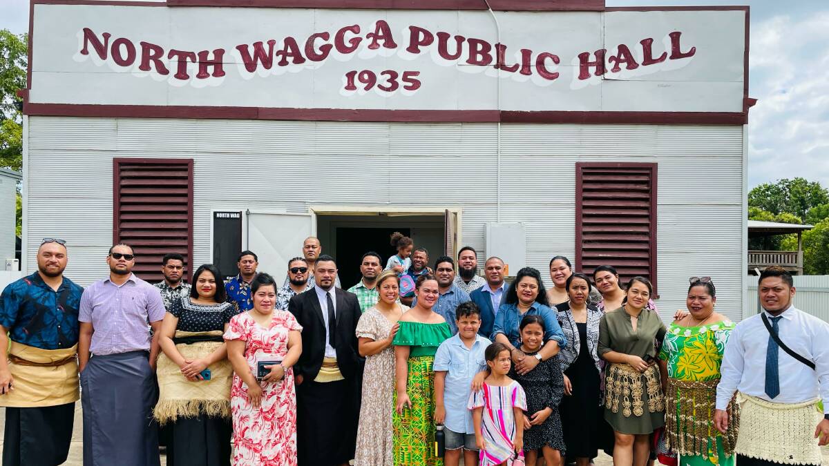 UNITED: Wagga's Pacific Islander community comprises of residents from several oceanic countries including Fiji, Solomon Islands, Samoa and Tonga, many of who gather together for Church services held by the Wagga Fellowship. Picture: Courtesy, Loata Toia.
