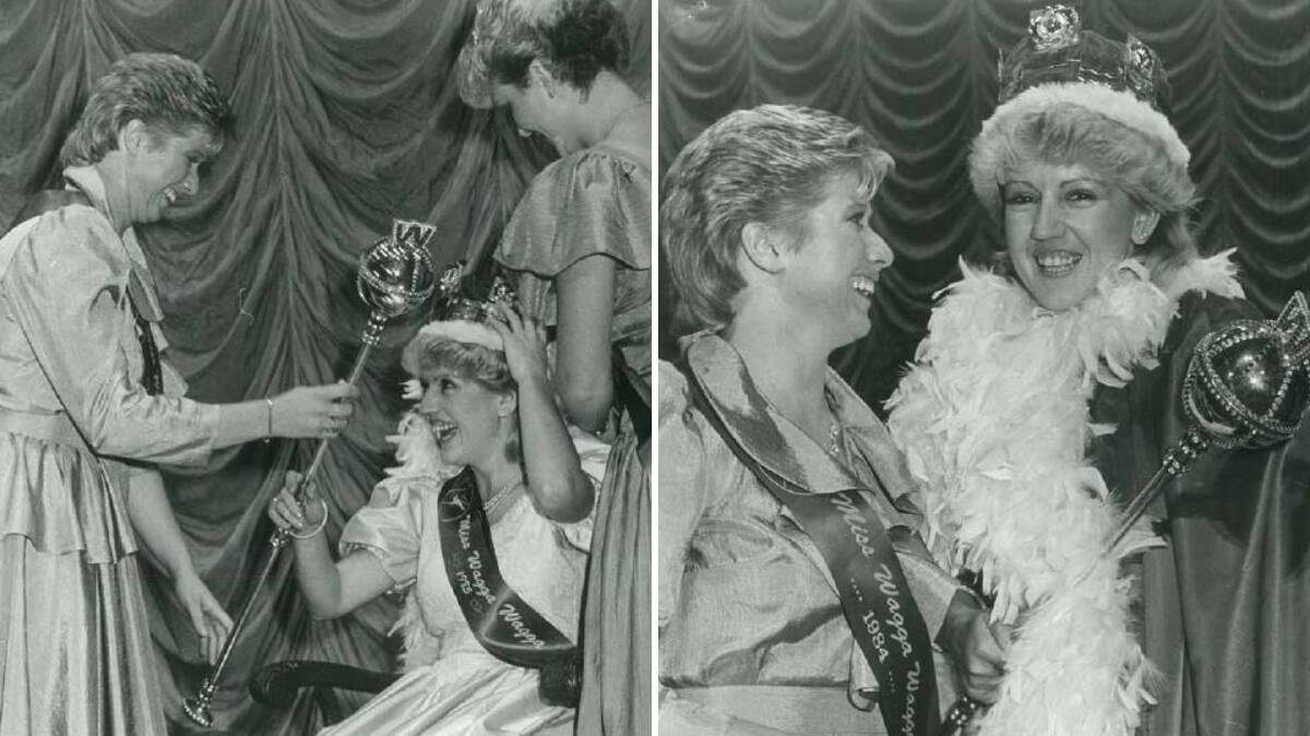 HISTORY MADE: Miss Wagga 1984 Wilma Mathot and Miss Wagga 1985 Lisa Griffin. Their names remain immortalised in Wagga due to their quest participation.