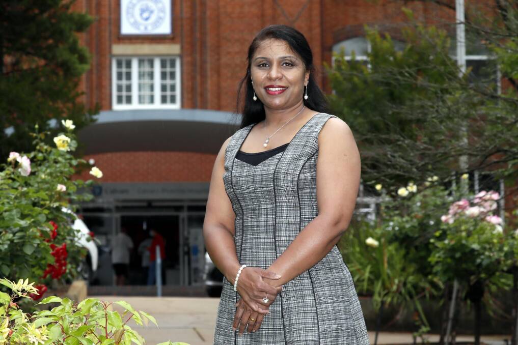 INCLUSIVITY: Fetzy Mathew grew up in New Delhi, India, before moving to Wagga in 2012 to raise her two daughters. She is a nurse and proactive citizen, dedicating a lot of her time to connecting with Wagga's diverse community. Picture: Les Smith.