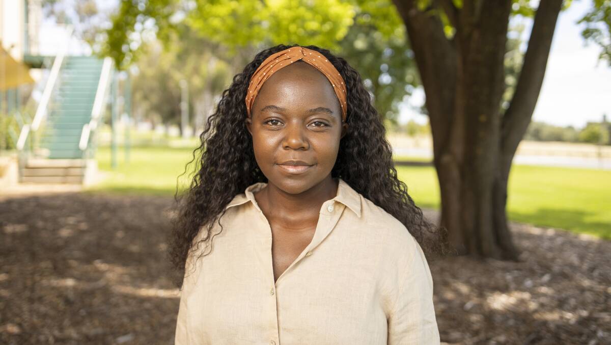 RECOGNISED: Within four years of Zandile Mlilo migrating to Australia, she hassecured a graduate position working for the MLHD next year. Picture: Ash Smith.