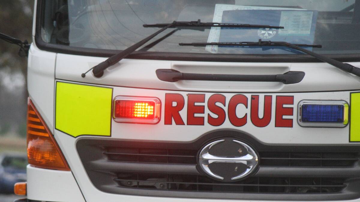 ROLLOVER: A 61 year old man escapes serious injury in B-double crash on the Sturt HIghway.