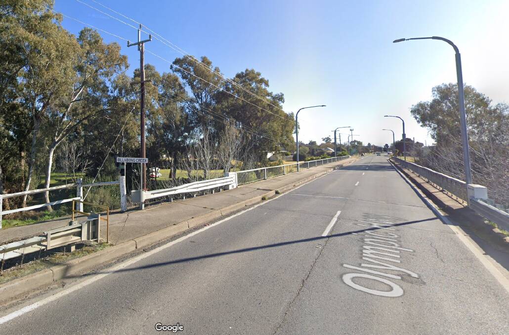 Work will get underway on the Olympic Highway at Culcairn from Tuesday. Picture by Google images