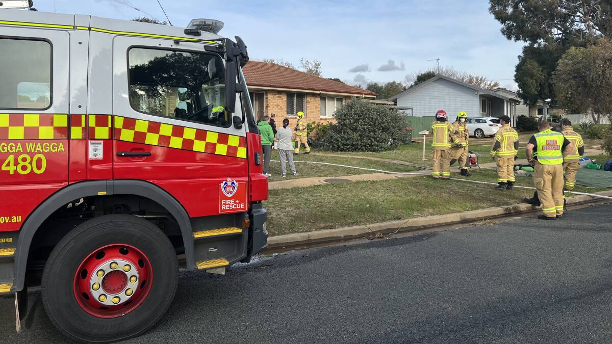 QUICK REACTION: Two people self evacuated and escaped injury. Picture: Fire and Rescue NSW