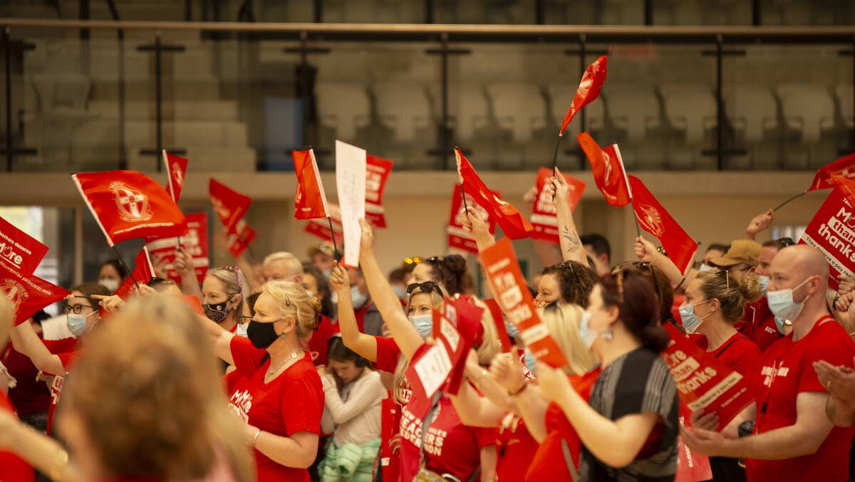 ENOUGH: Teachers from both The NSW Teachers Federation and the Independent Education Union of Australia will go on a joint 24 hour strike next Thursday June 30.