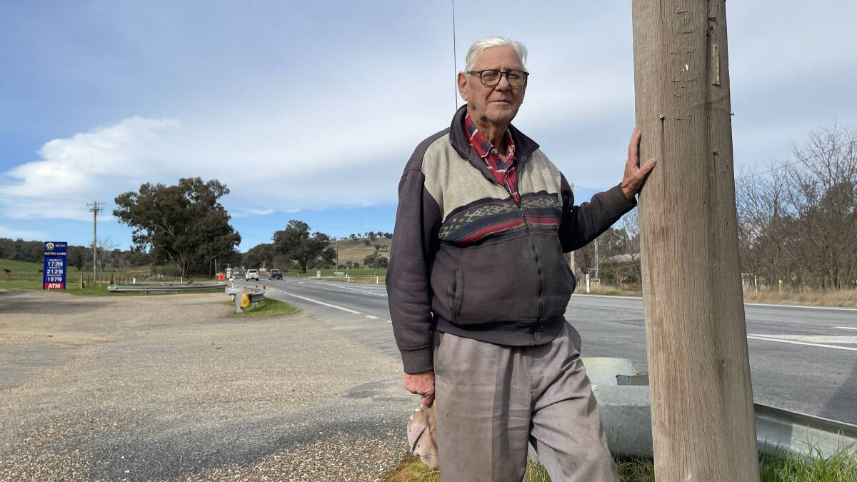 ACTION: Wally Bell says the Sturt Highway between Forest Hill and Alfredtown is a deadly stretch of road.