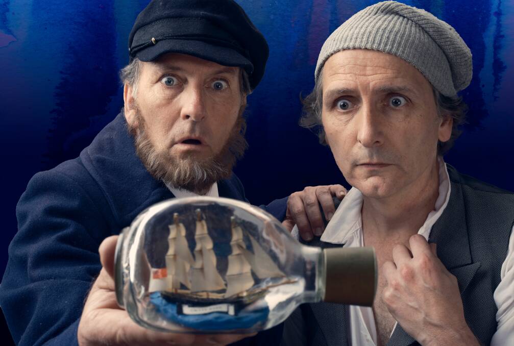 Lano & Woodley to bring the epic American novel Moby Dick to the Civic Theatre as part of the Wagga Comedy Fest. Picture supplied