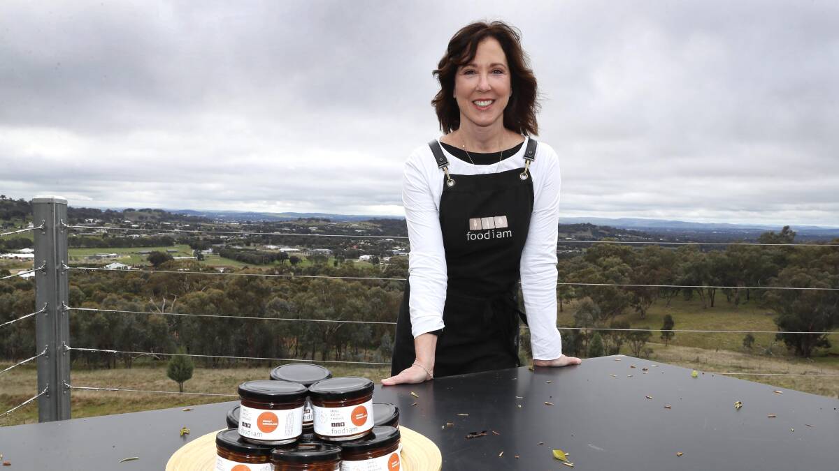 DESTINATION: Food I Am director Tania Sibrey, alongside her award winning Corowa whisky marmalade, says that Wagga is set to be the next big thing in food. Picture: Les Smith
