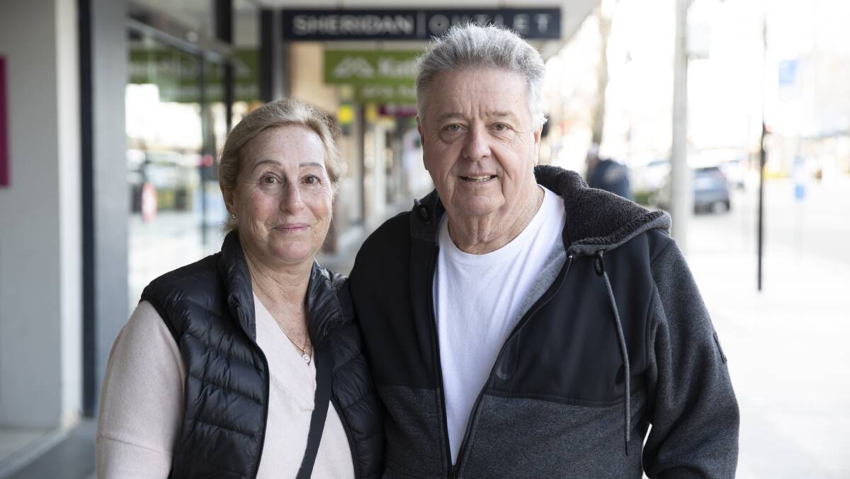 Rhonda and Alan Clarke, from Sydney, say the cost of living hasn't affected them as they are retired, but Alan has given up his yogurt and raspberries for breakfast. 'Raspberries were $9, I can afford it but I'm not paying that sort of money,' he said.