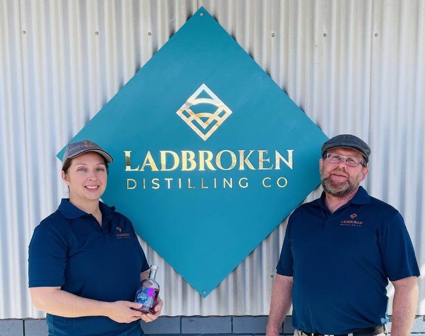 GIN DUO: Robbie and Neil Ladbroke of Ladbroken Distilling Co. Picture: Supplied 