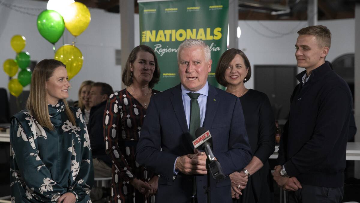 NEW DAY: Michael McCormack retained his seat of Riverina and will serve a fifth term in parliament after comfortably holding onto his seat with 47.31 of the primary vote. Picture: Madeline Begley 